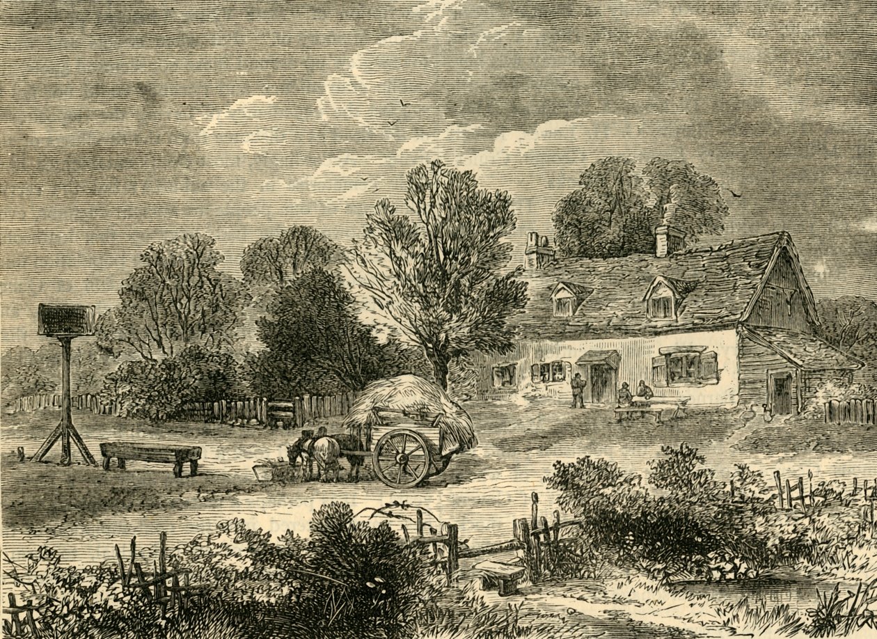 Az eke Kensal Greennél, 1830, c1876. alkotó: Unbekannt