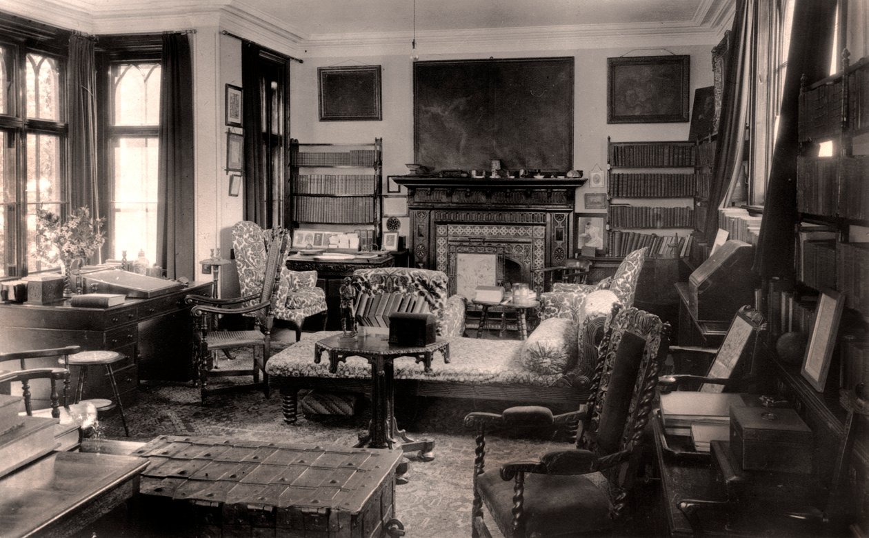 The Poets Study, Farringford House, 20. század alkotó: Unbekannt