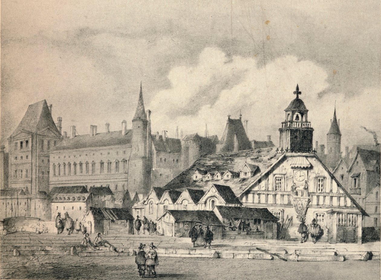 A Pompe de la Samaritaine 1635-ben, 1915-ben alkotó: Unbekannt