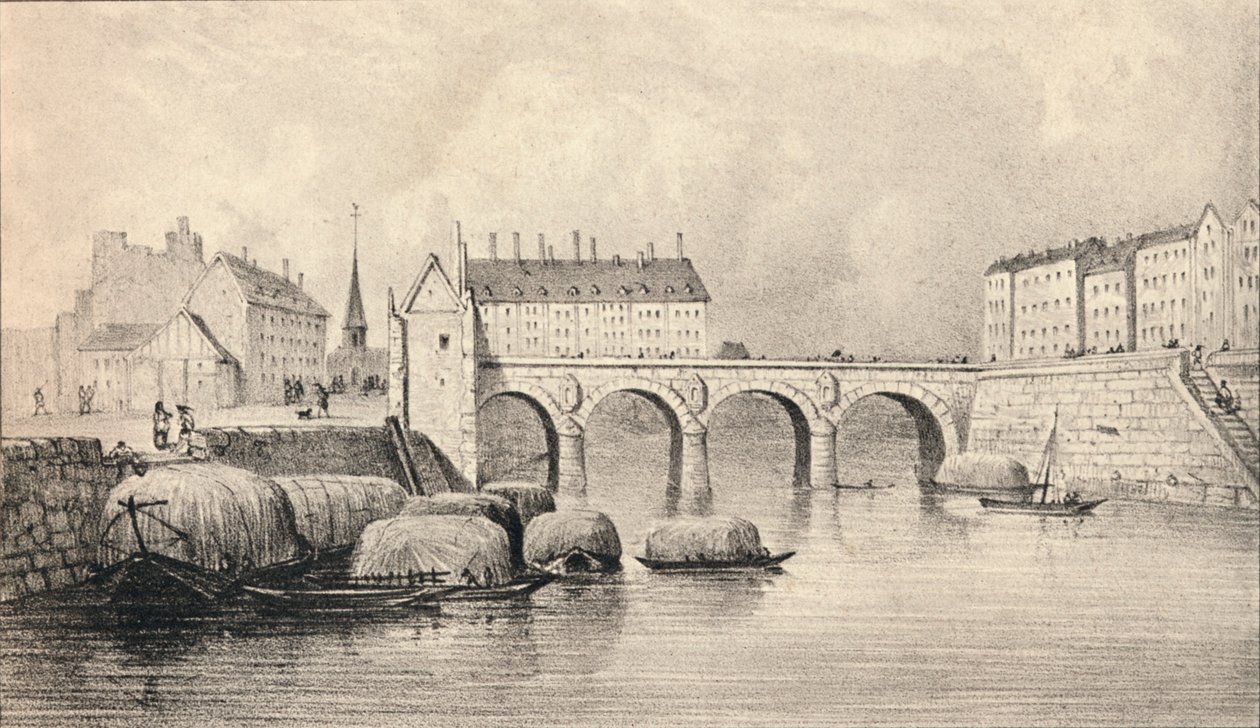 A Pont Marie, 1915 alkotó: Unbekannt