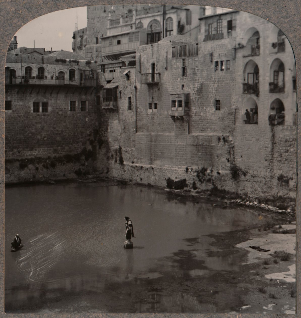 Ezékiás medencéje, Jeruzsálem, 1900 körül alkotó: Unbekannt