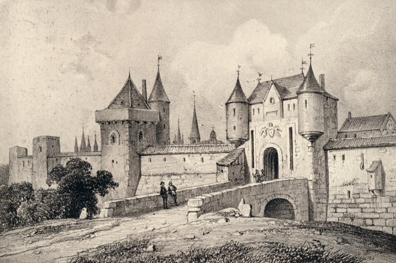 A Porte St Honoré a 13. században, 1915 alkotó: Unbekannt