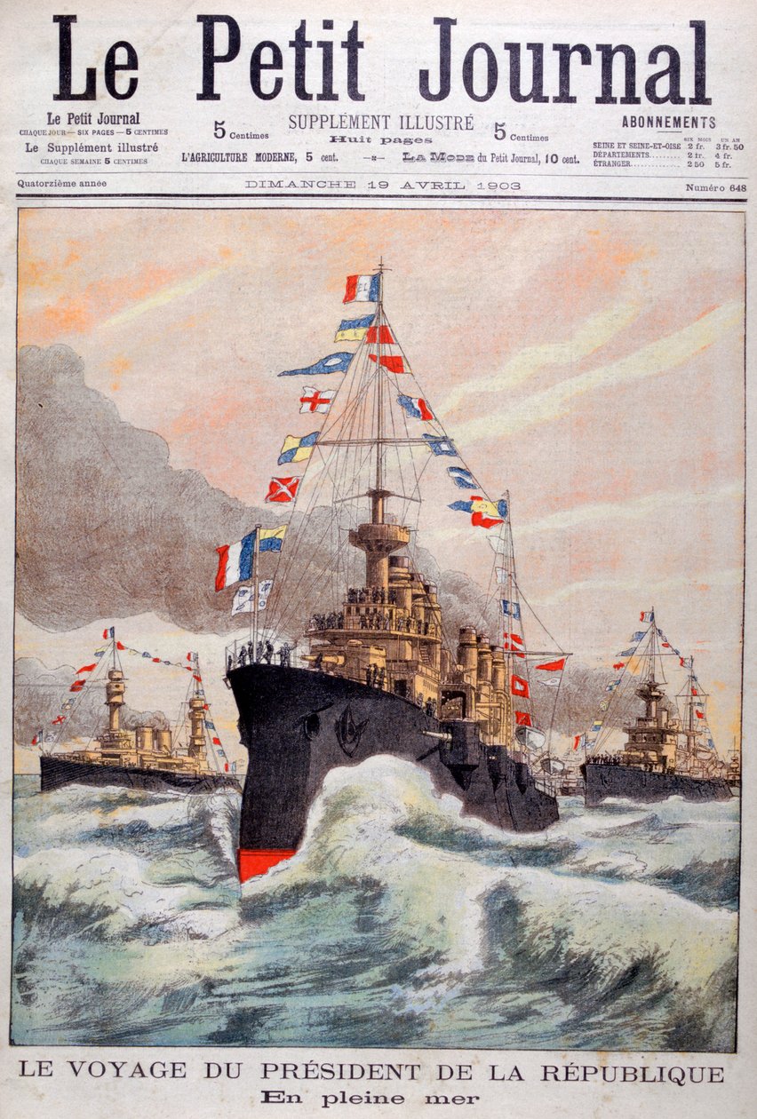 A Francia Köztársaság elnöke úton Algériába, 1902 alkotó: Unbekannt