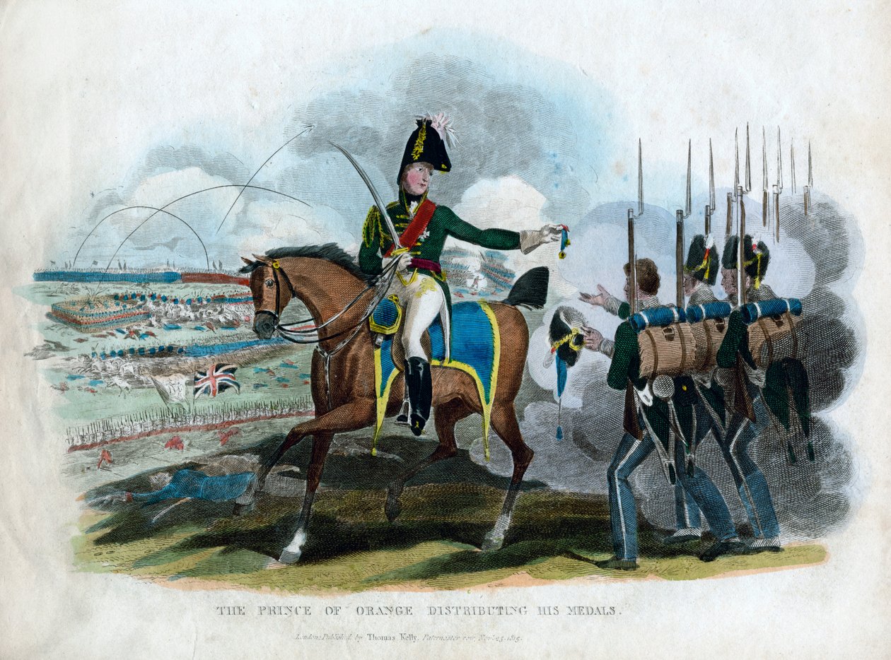 A Narancs hercege kitüntetéseket osztogat, 1815 alkotó: Unbekannt