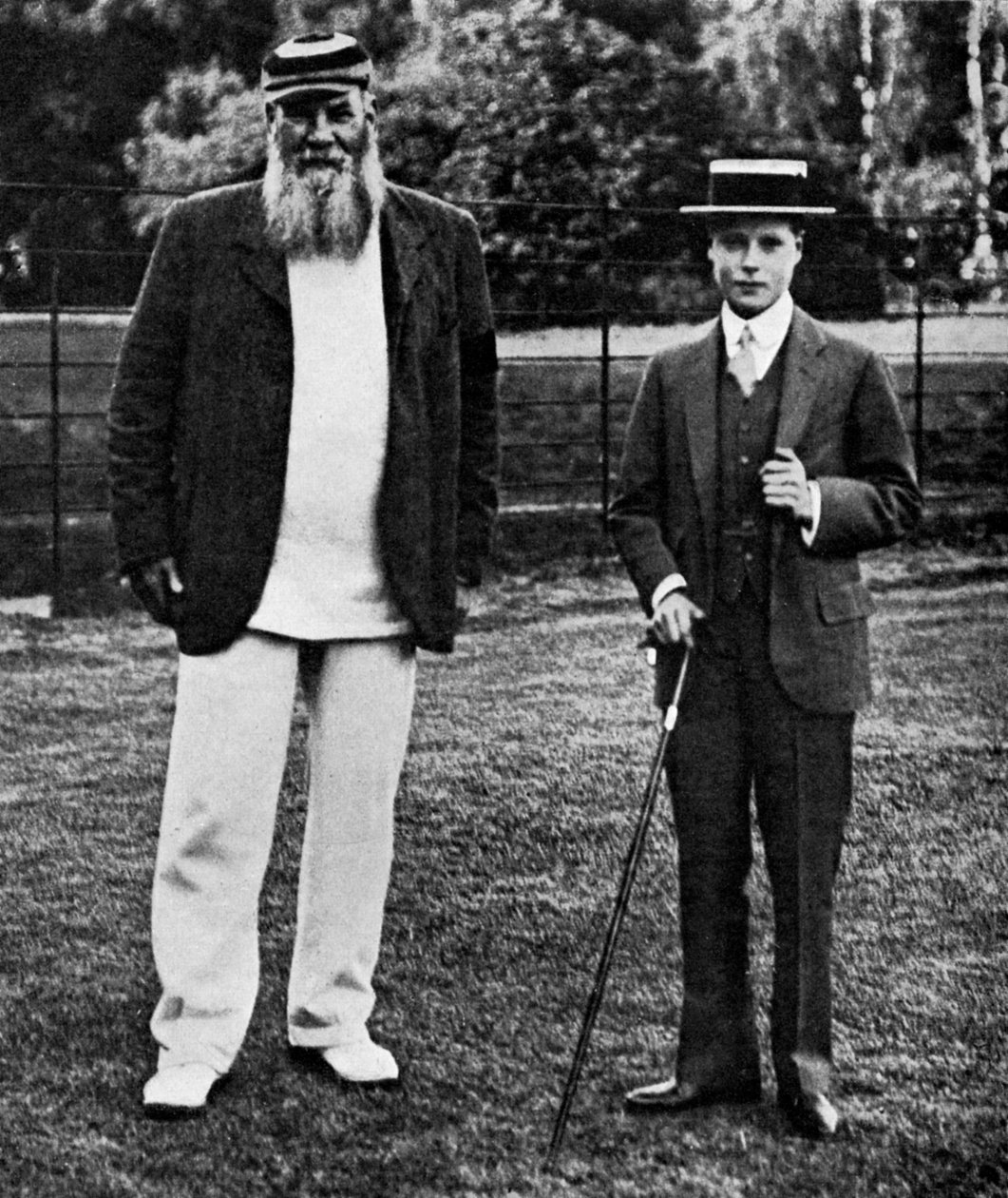 A walesi herceg és WG Grace, 1911, 1951 alkotó: Unbekannt