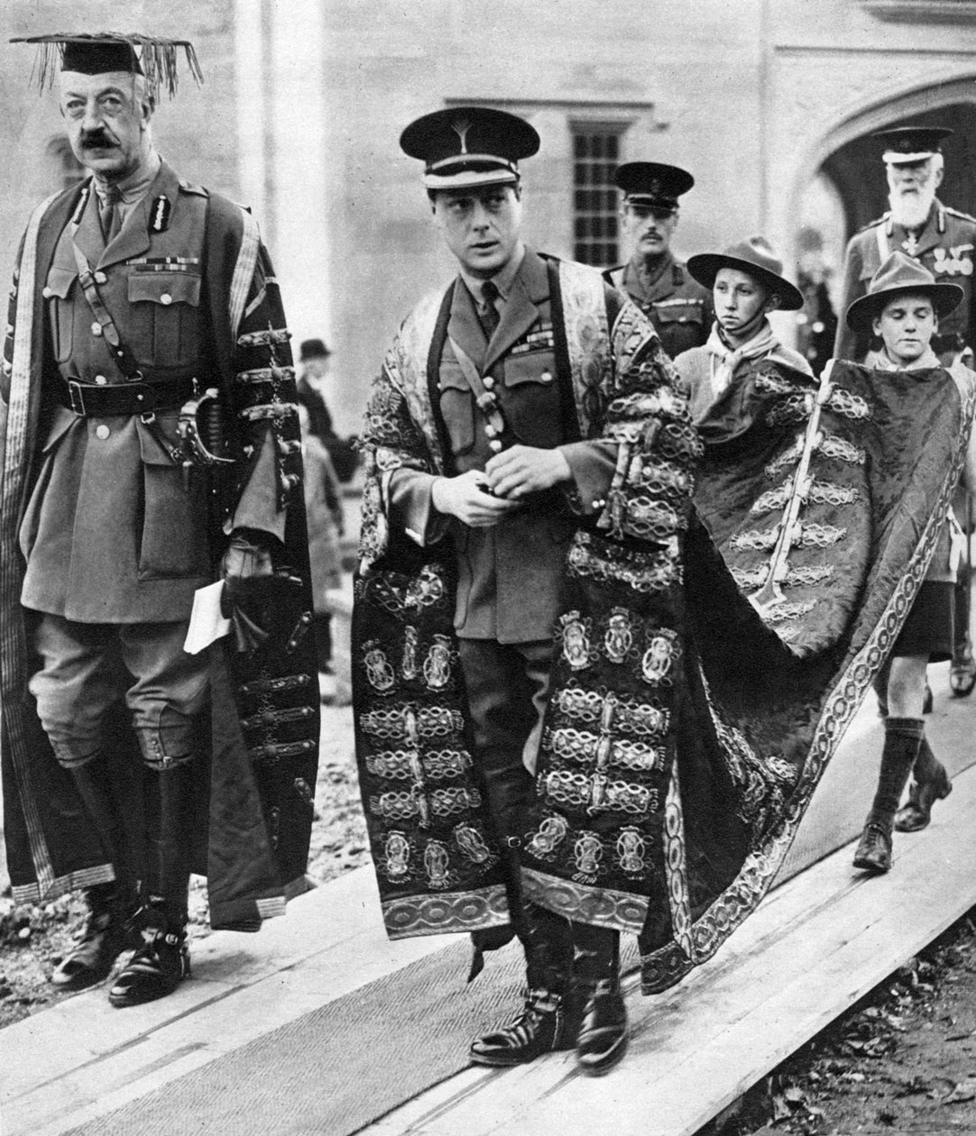 A walesi herceg a bangori walesi egyetem kancellárjaként, 1923 alkotó: Unbekannt