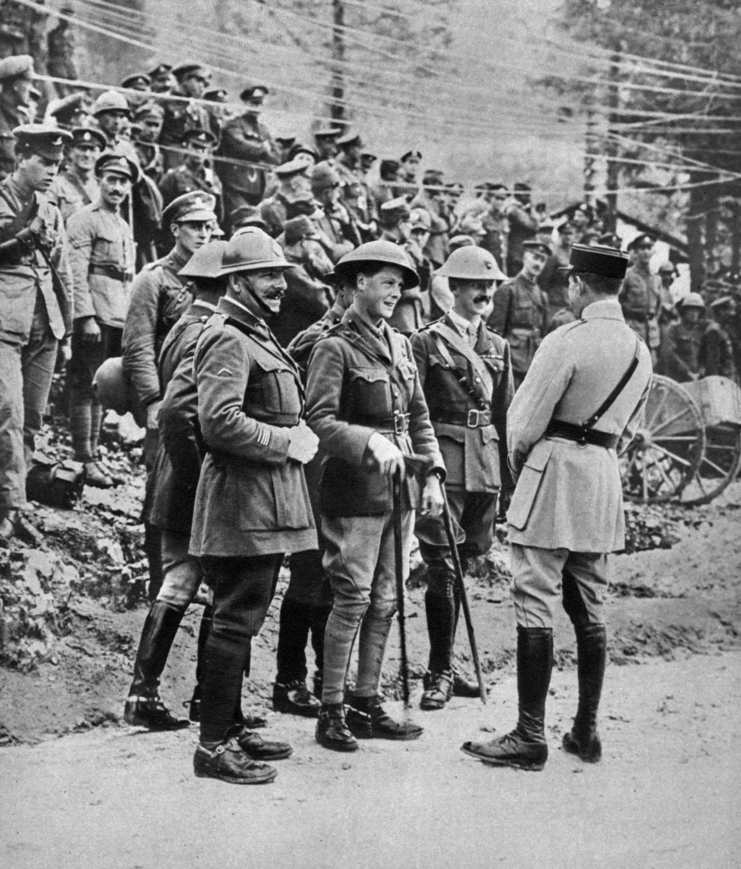 A walesi herceg az olasz fronton, 1917 alkotó: Unbekannt