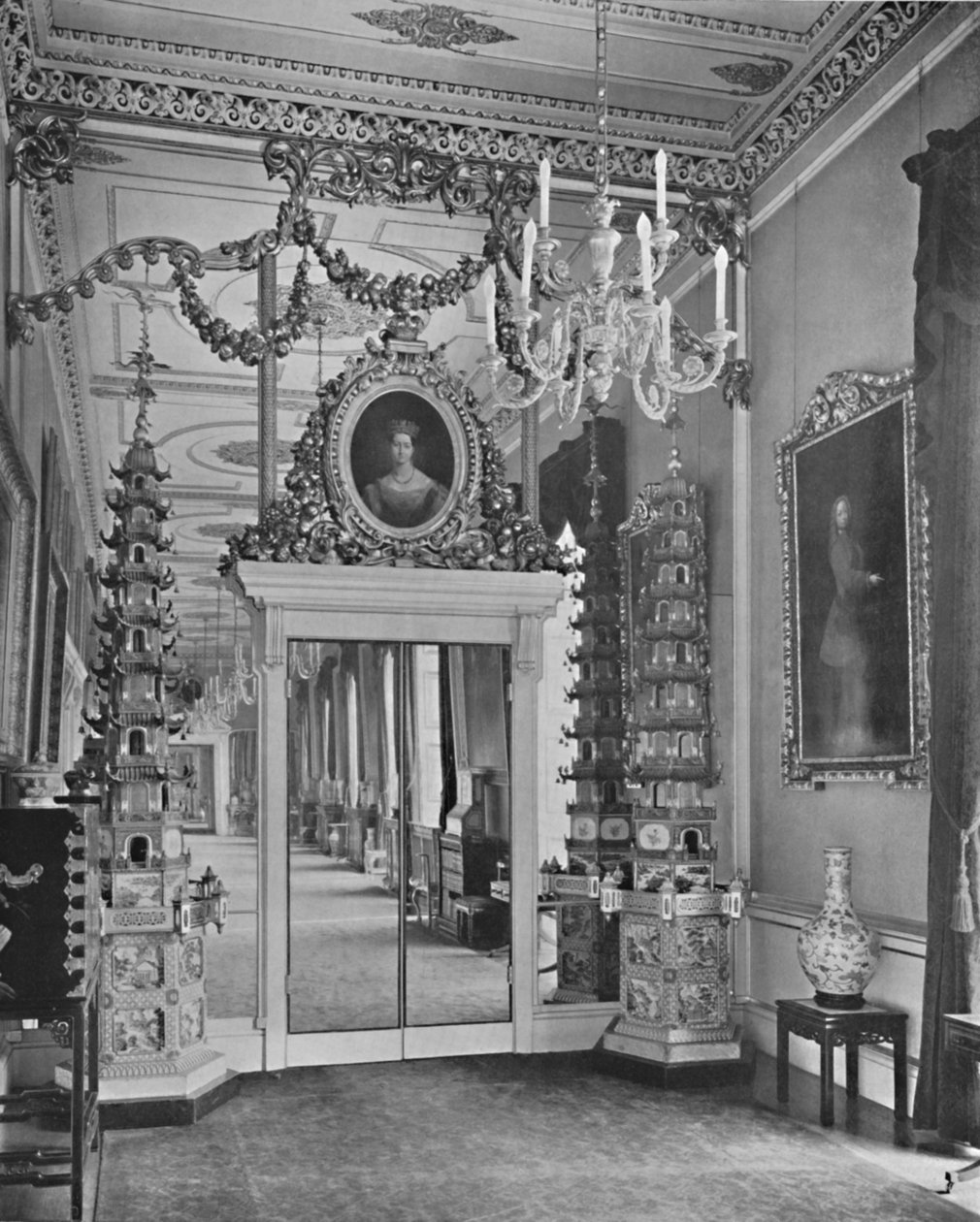 A főfolyosó, Buckingham-palota, South End, 1939 alkotó: Unbekannt