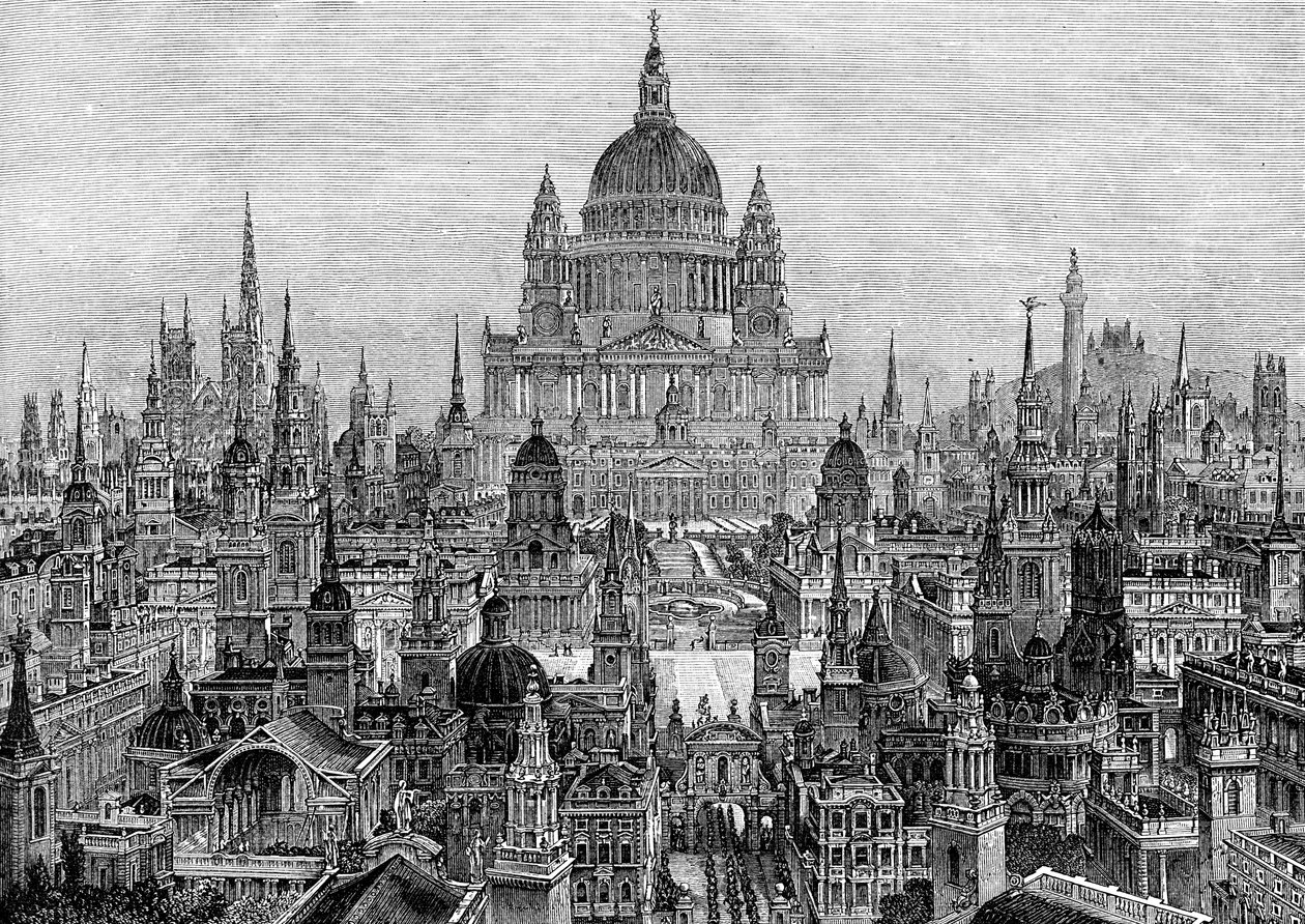 Sir Christopher Wren főbb művei, 1882 alkotó: Unbekannt