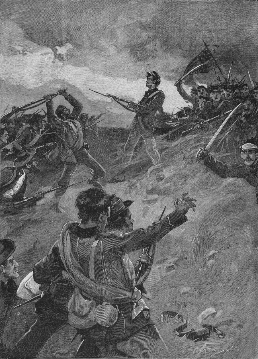 A díjat acéltól acélig hevesen vitatták, 1896, 1902 alkotó: Unbekannt