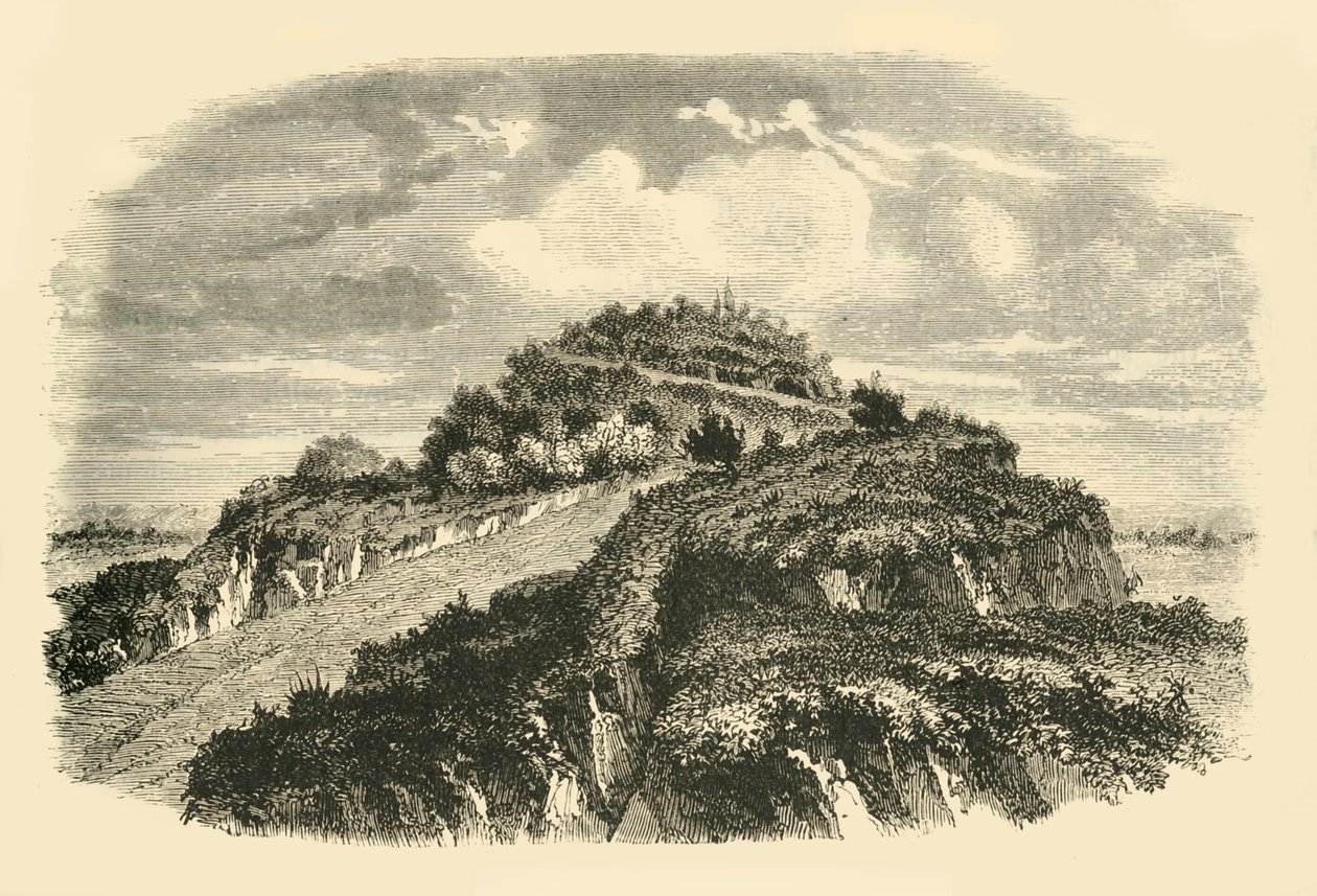 Cholula piramisa, 1890. alkotó: Unbekannt