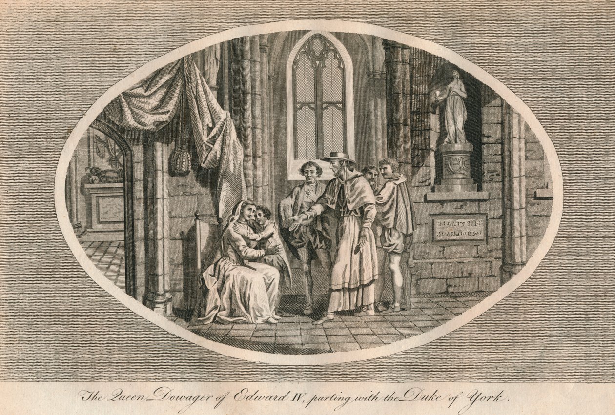 IV. Edward özvegye megvál fiától, York hercegétől, 1483 1793 alkotó: Unbekannt