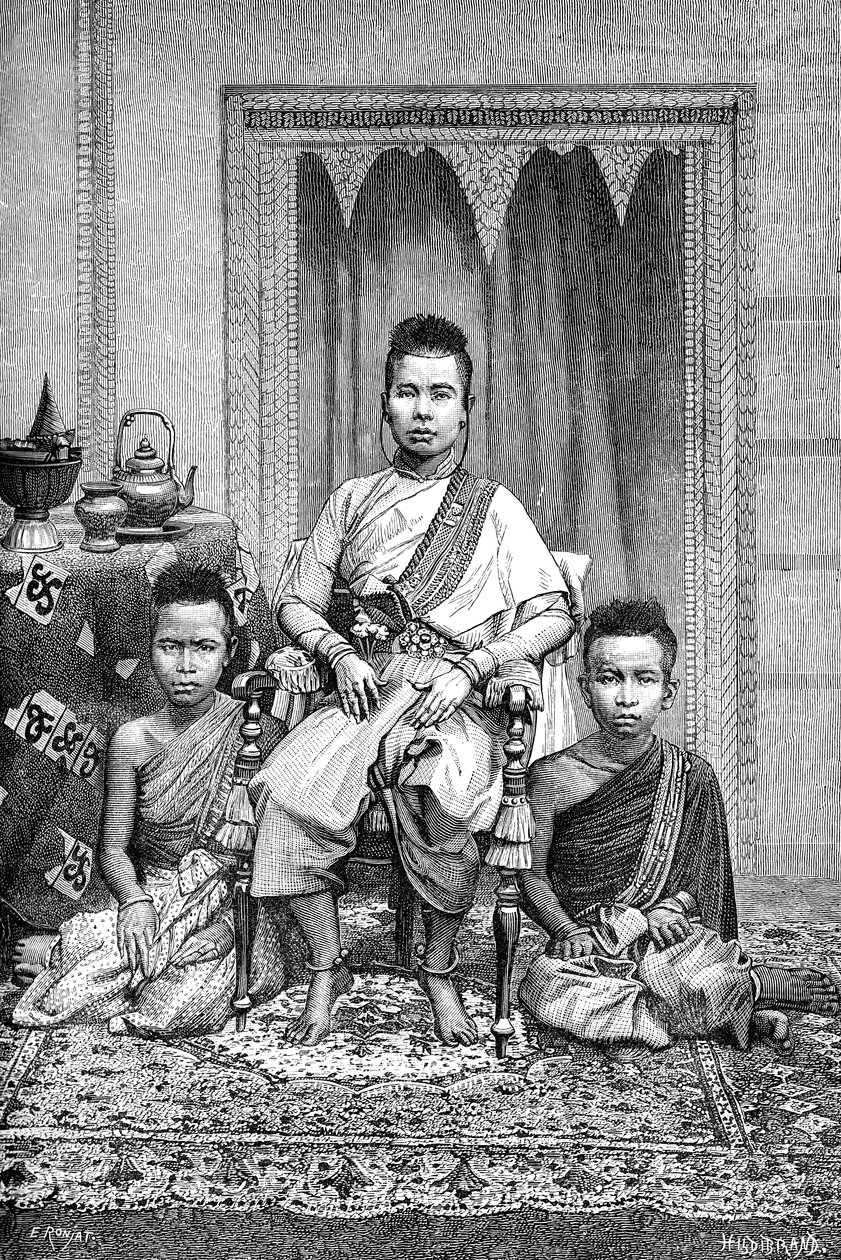 A kambodzsai khmerek anyja királynője, Kambodzsa, 1895 alkotó: Unbekannt