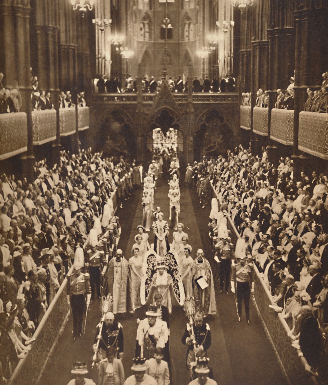 A Queens Procession, 1937. május 12 alkotó: Unbekannt