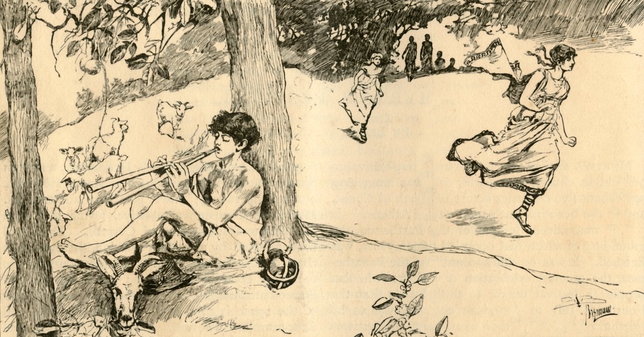 A spártai lányok versenye, 1881. alkotó: Unbekannt