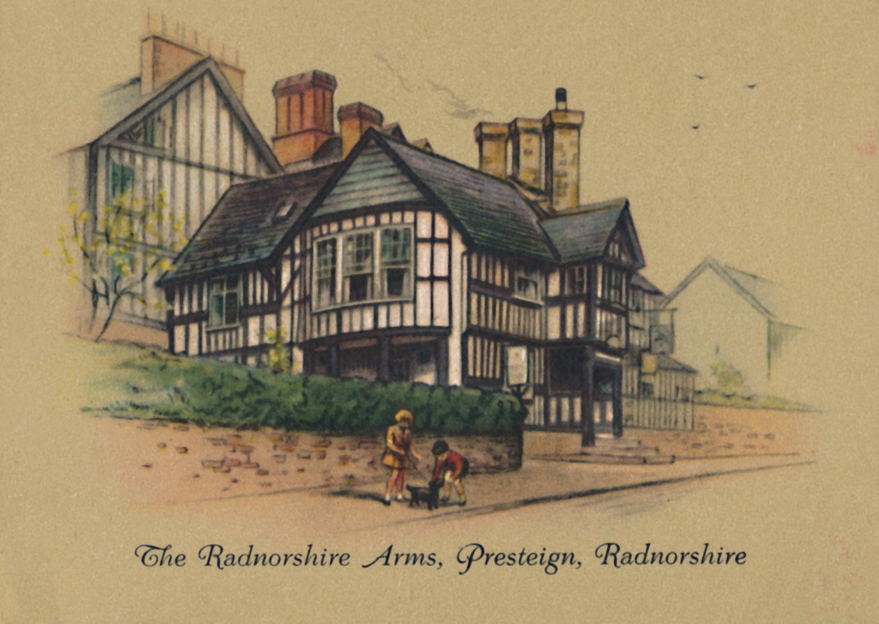 The Radnorshire Arms, Presteign, Radnorshire, 1939 alkotó: Unbekannt