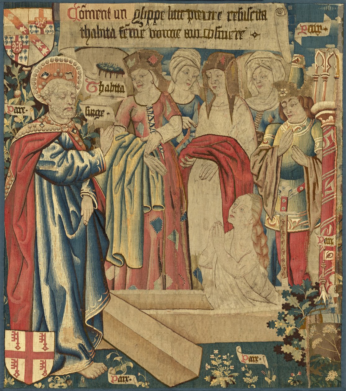 Tabitha felnevelése, c. 1460. alkotó: Unbekannt