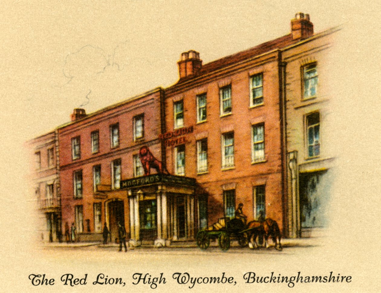 A Vörös Oroszlán, High Wycombe, Buckinghamshire, 1936. alkotó: Unbekannt