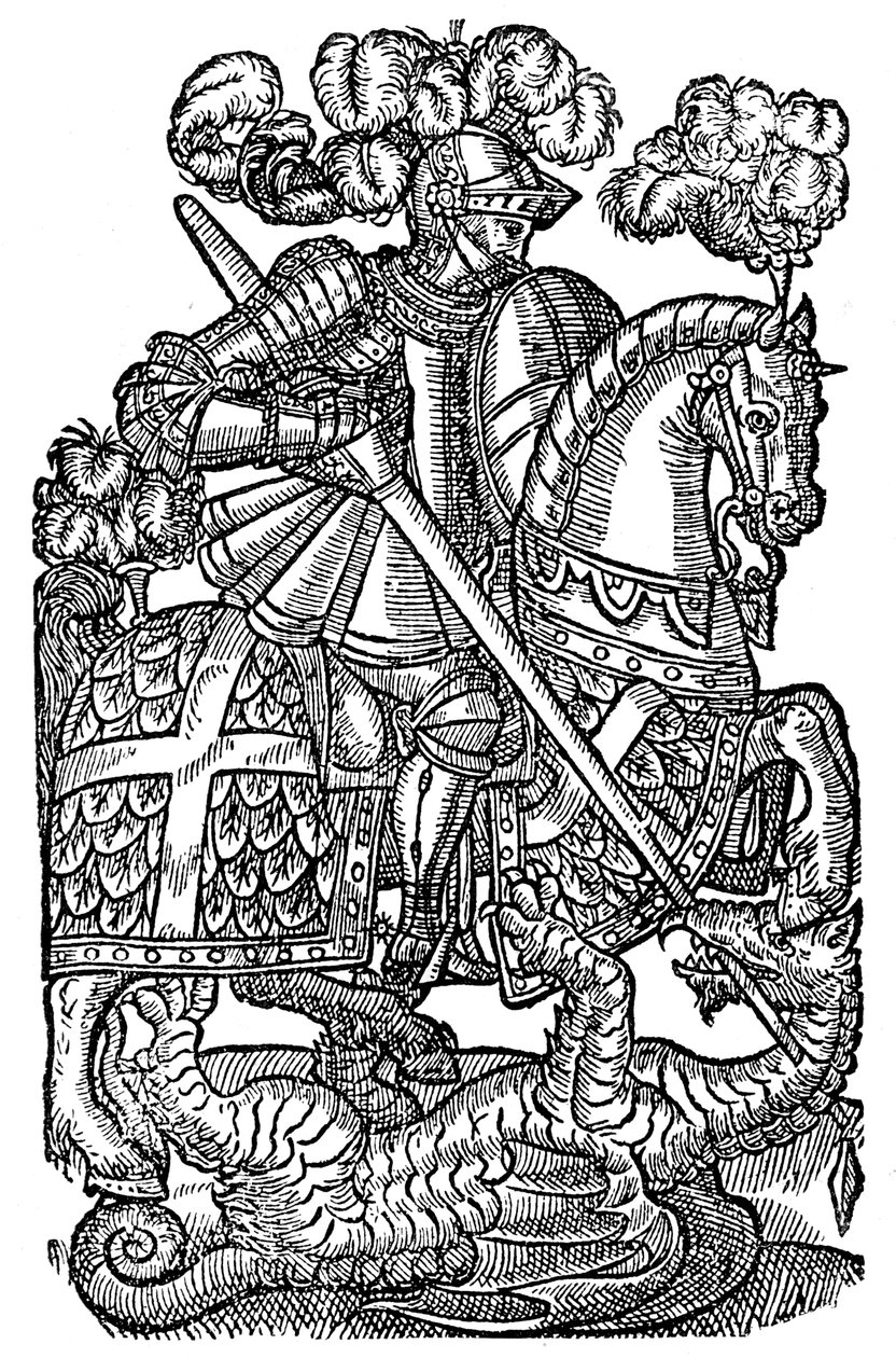 A Vöröskereszt lovagja, 1598, 1893 alkotó: Unbekannt