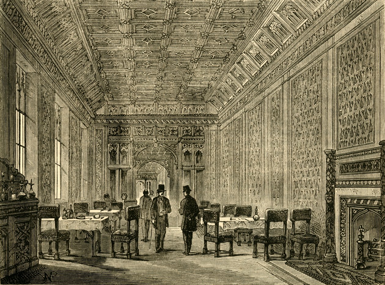 A Lordok Háza frissítő szobája, 1881. alkotó: Unbekannt