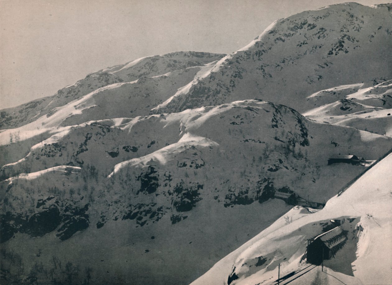 A Reinunga alagút a bergeni vasúton, 1914. alkotó: Unbekannt