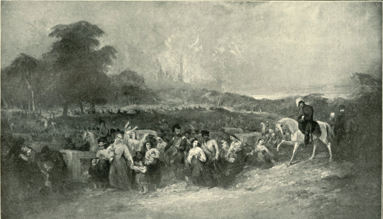 Lucknow megkönnyebbülése – A szenvedők vezetése a brit táborba, 1901. alkotó: Unbekannt