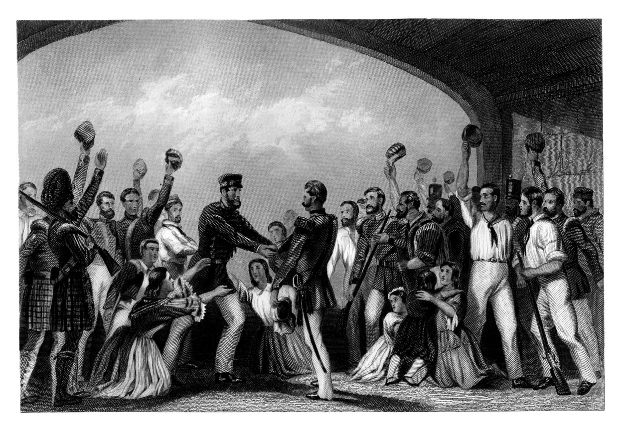 Havelock tábornok: The Relief of Lucknow, Indian Mutiny, 1857. szeptember 15., 1880. alkotó: Unbekannt