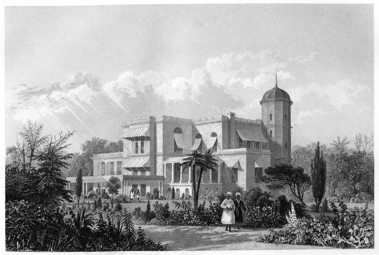 The Residency, Lucknow, India, 1860 alkotó: Unbekannt