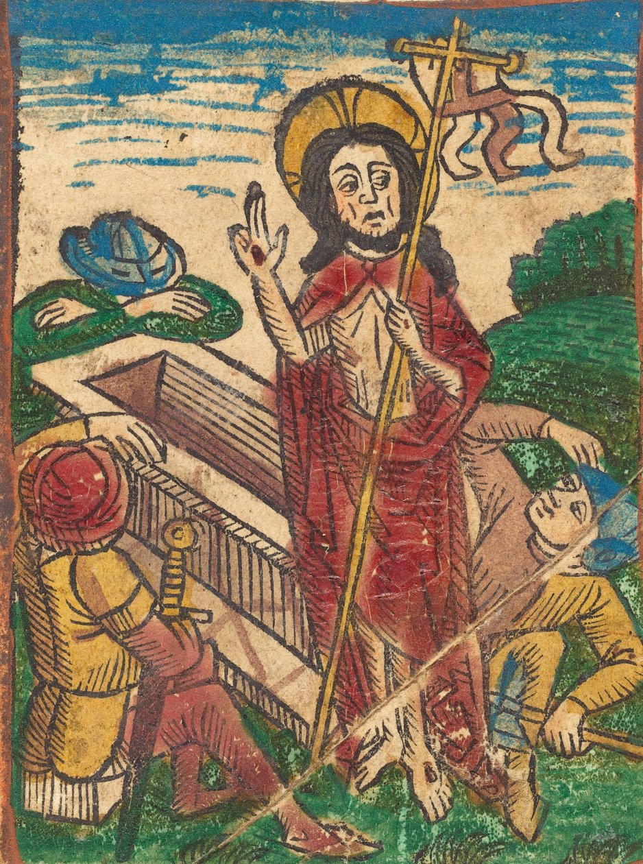 A feltámadás, c. 1490. alkotó: Unbekannt