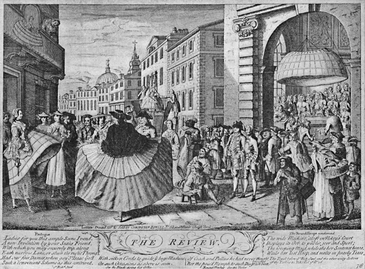 The Review: A Satire on Hoops, c1733, 1904 alkotó: Unbekannt