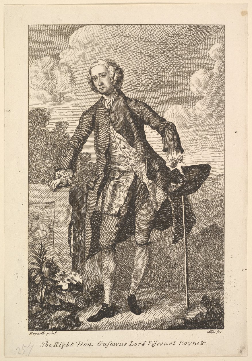 A jobb tiszt. Gustavus Lord Boyne vikomt stb., 1794. alkotó: Unbekannt