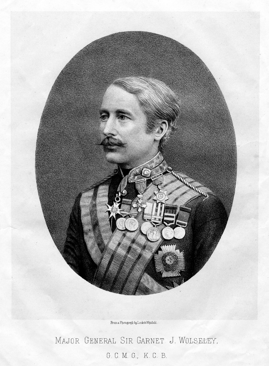 The Right Honorable Garnet Joseph Wolseley, brit tábornagy, 1880 alkotó: Unbekannt