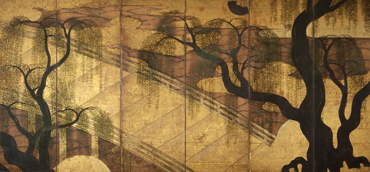 A folyó hídja Ujinál, 1568-1615 alkotó: Unbekannt