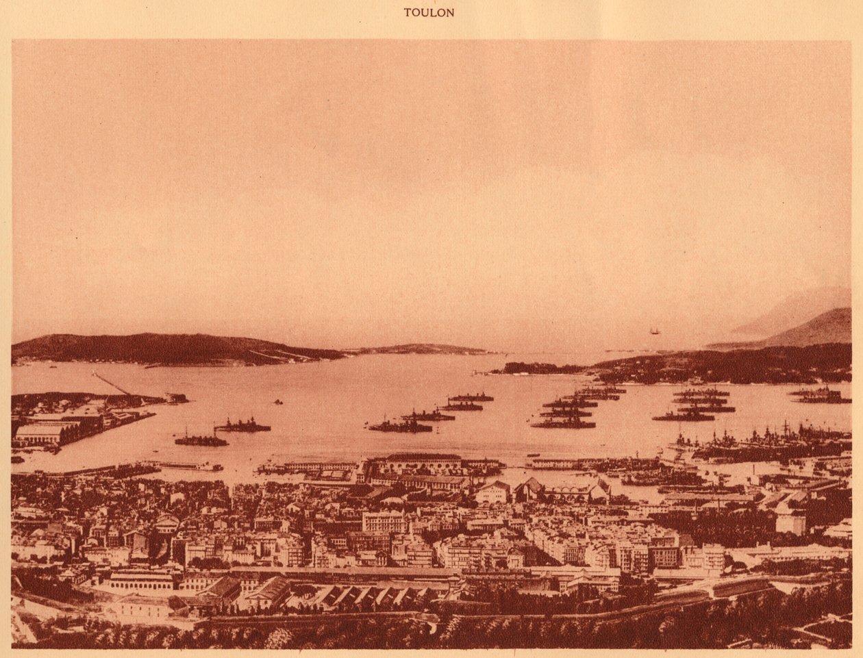 The Roadstead, Toulon, 1930. alkotó: Unbekannt