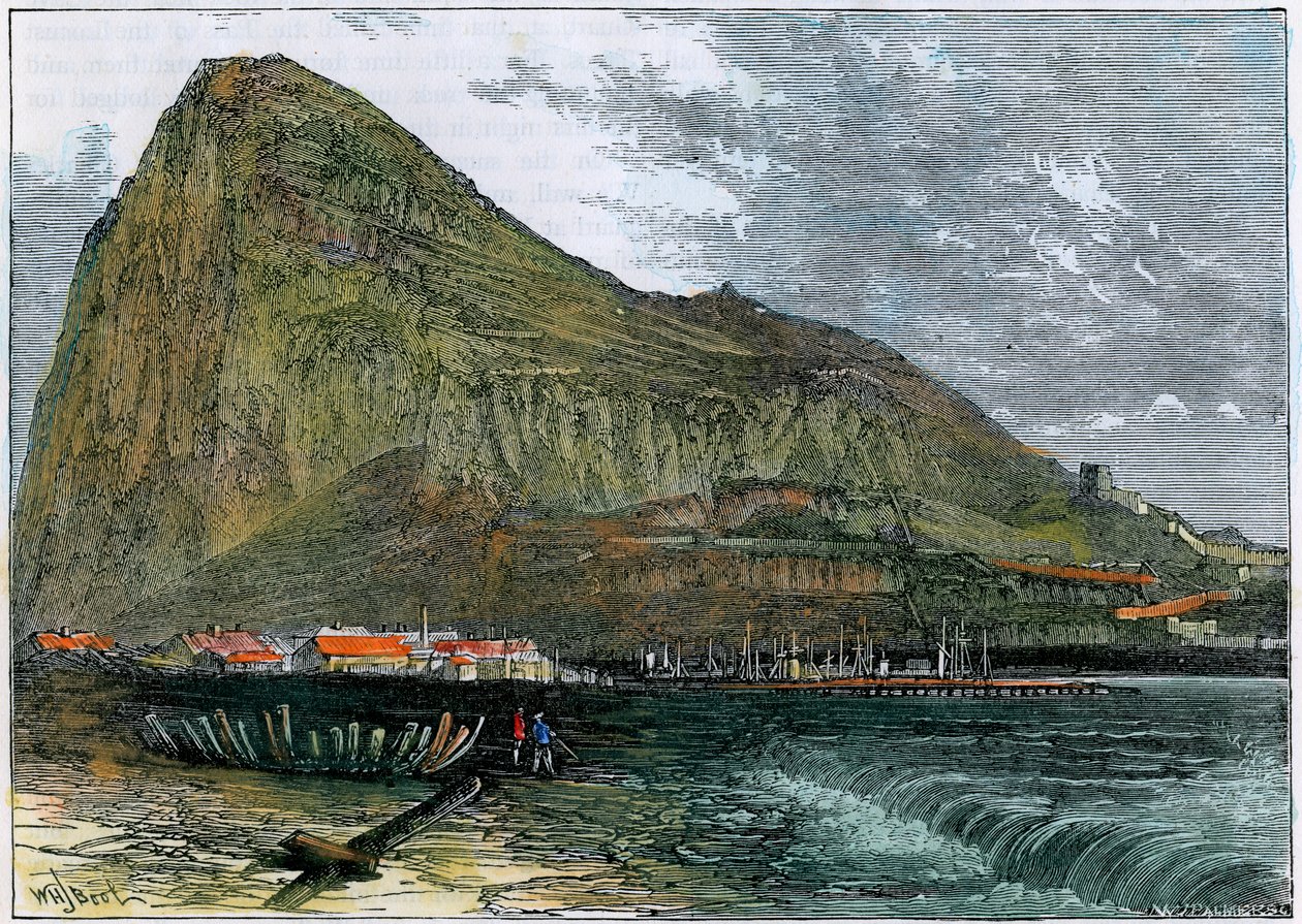 Gibraltár sziklája, 1880 alkotó: Unbekannt