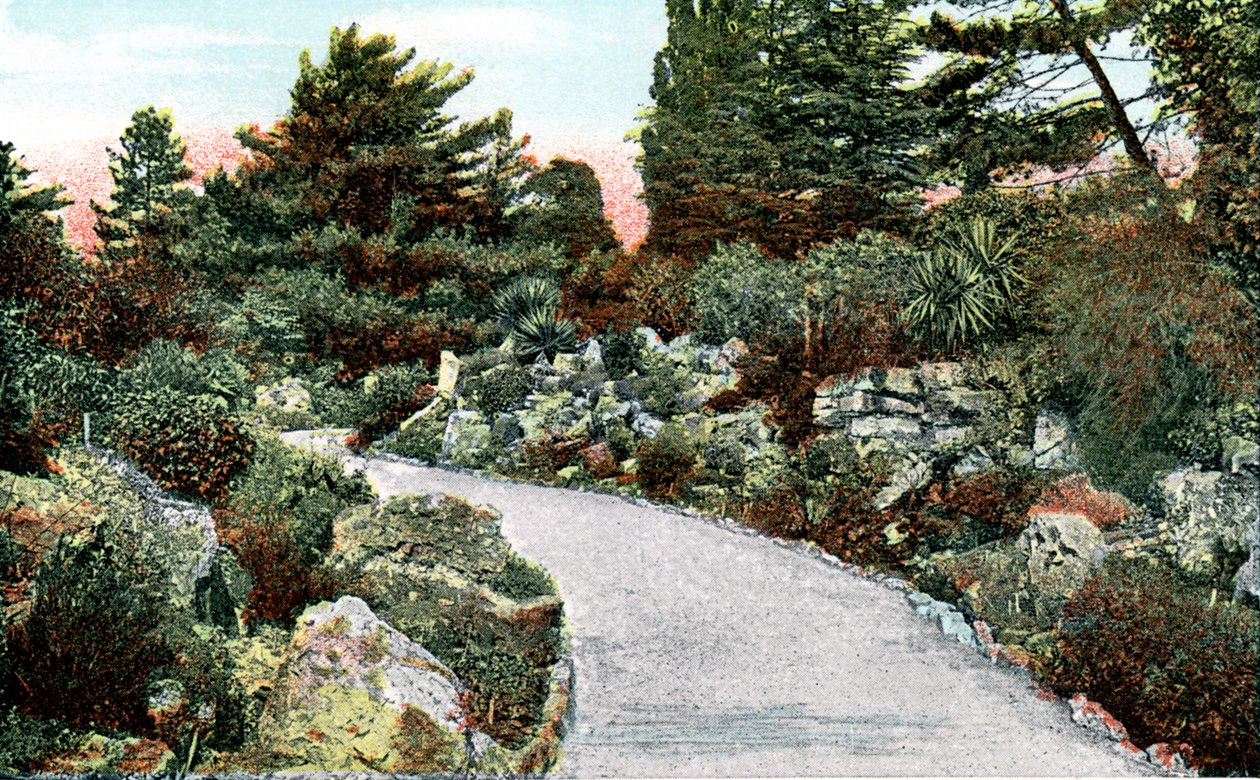 The Rockery, Kew Gardens, Richmond upon Thames, London, 20. század alkotó: Unbekannt