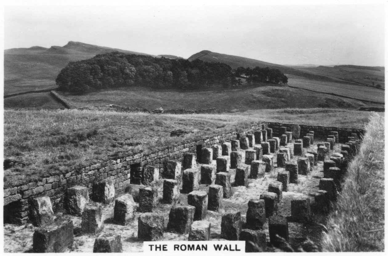 A római fal, Housesteads, Northumberland, 1937 alkotó: Unbekannt