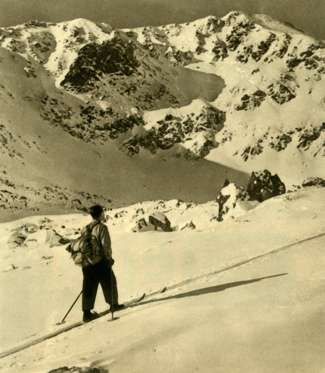 A Rottenmann és Wölz Tauern, Stájerország, Ausztria, 1935. alkotó: Unbekannt