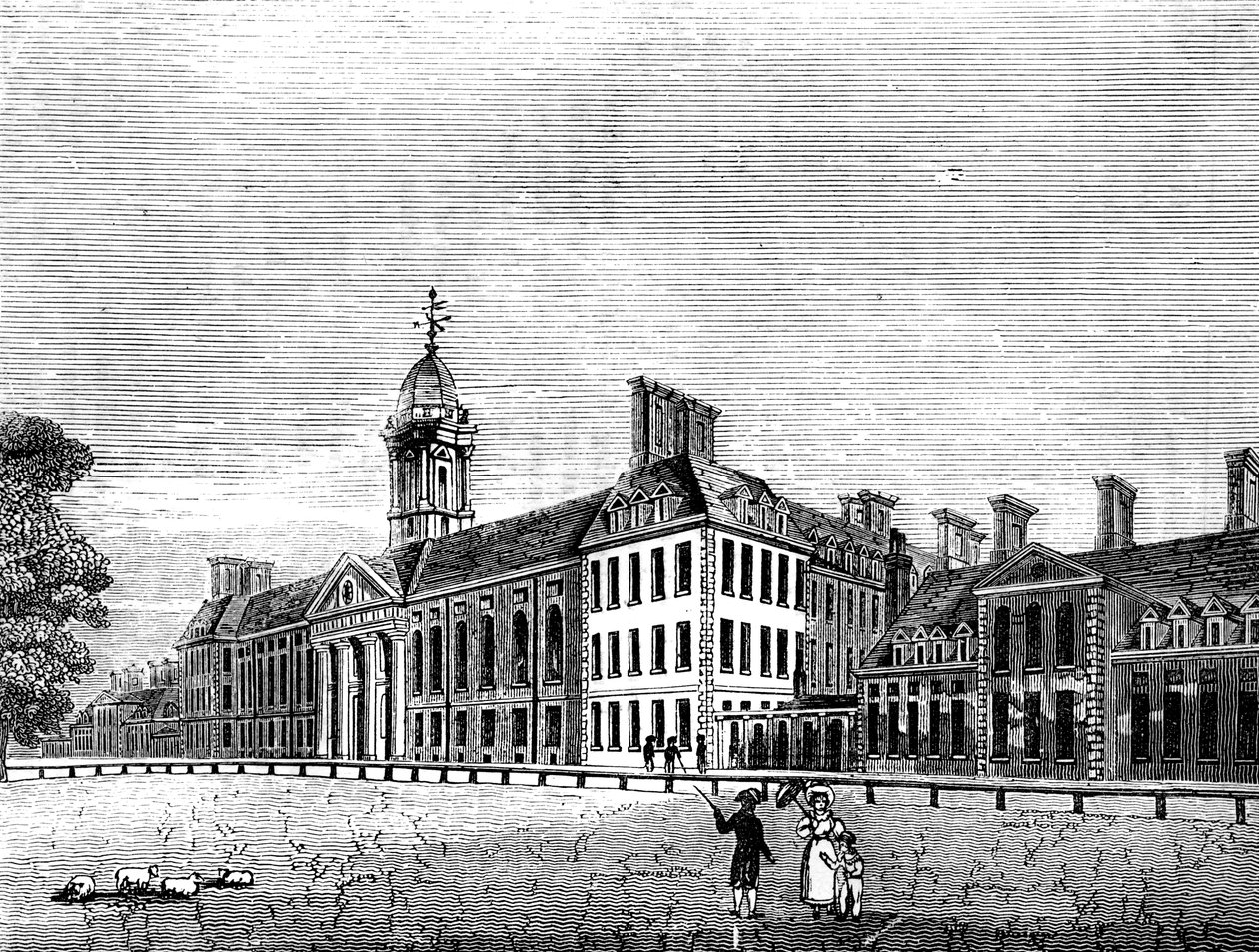 The Royal Hospital, Chelsea, London, 19. század alkotó: Unbekannt