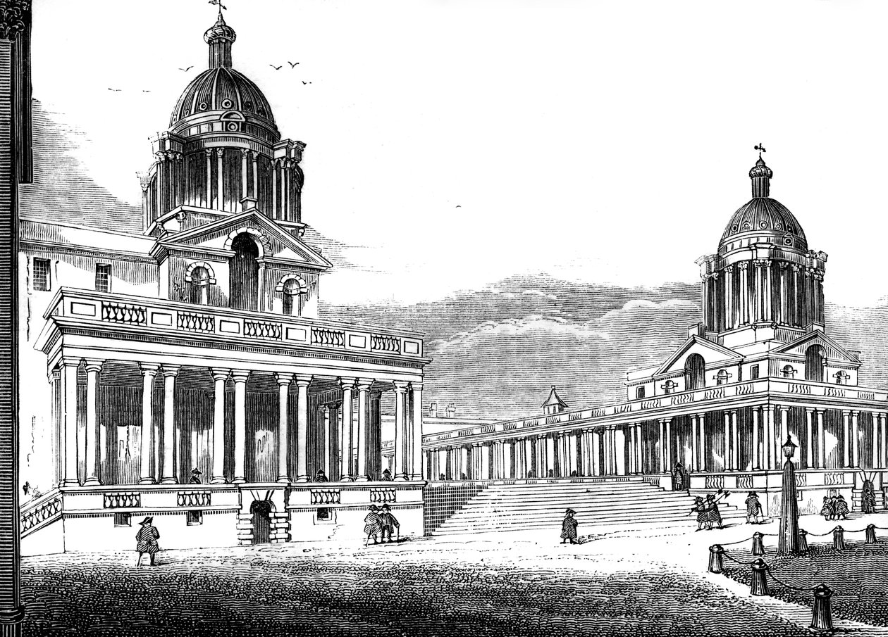 The Royal Hospital, Greenwich, London, 19. század alkotó: Unbekannt