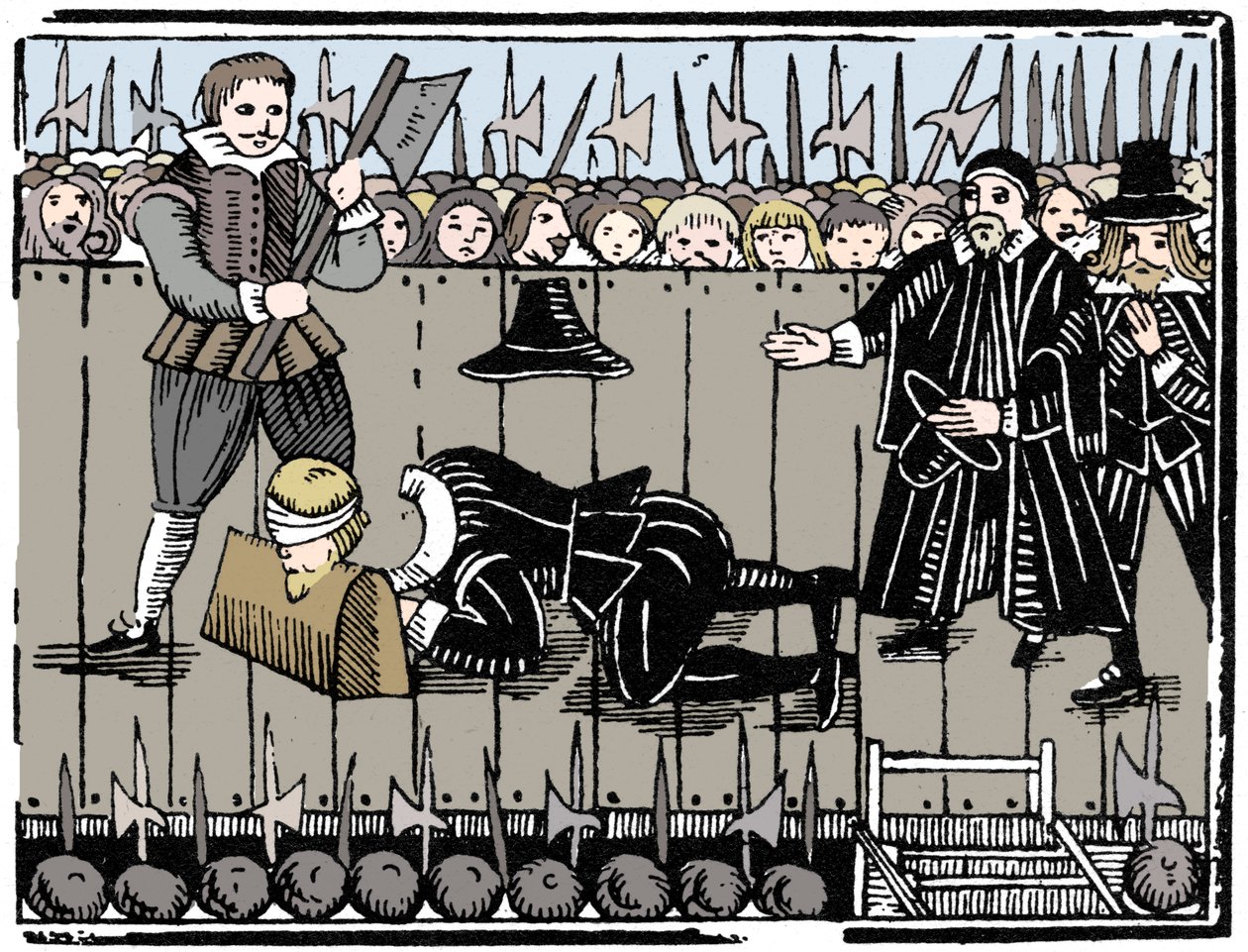 A királyi vértanúság egy 1648-as balladából, 1964 alkotó: Unbekannt