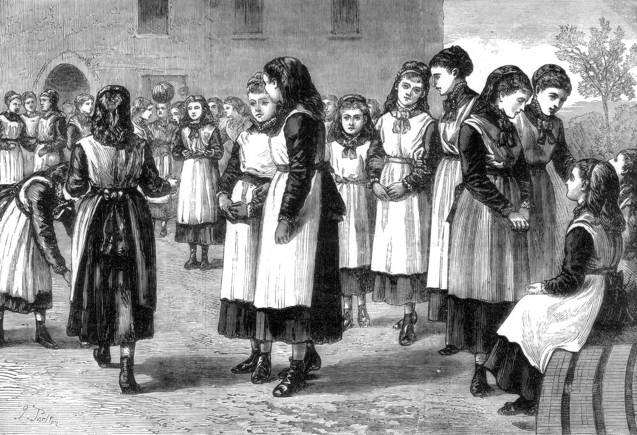 Királyi szabadkőműves lányiskola, St Johns Hill, Battersea Rise, London, 1875 alkotó: Unbekannt
