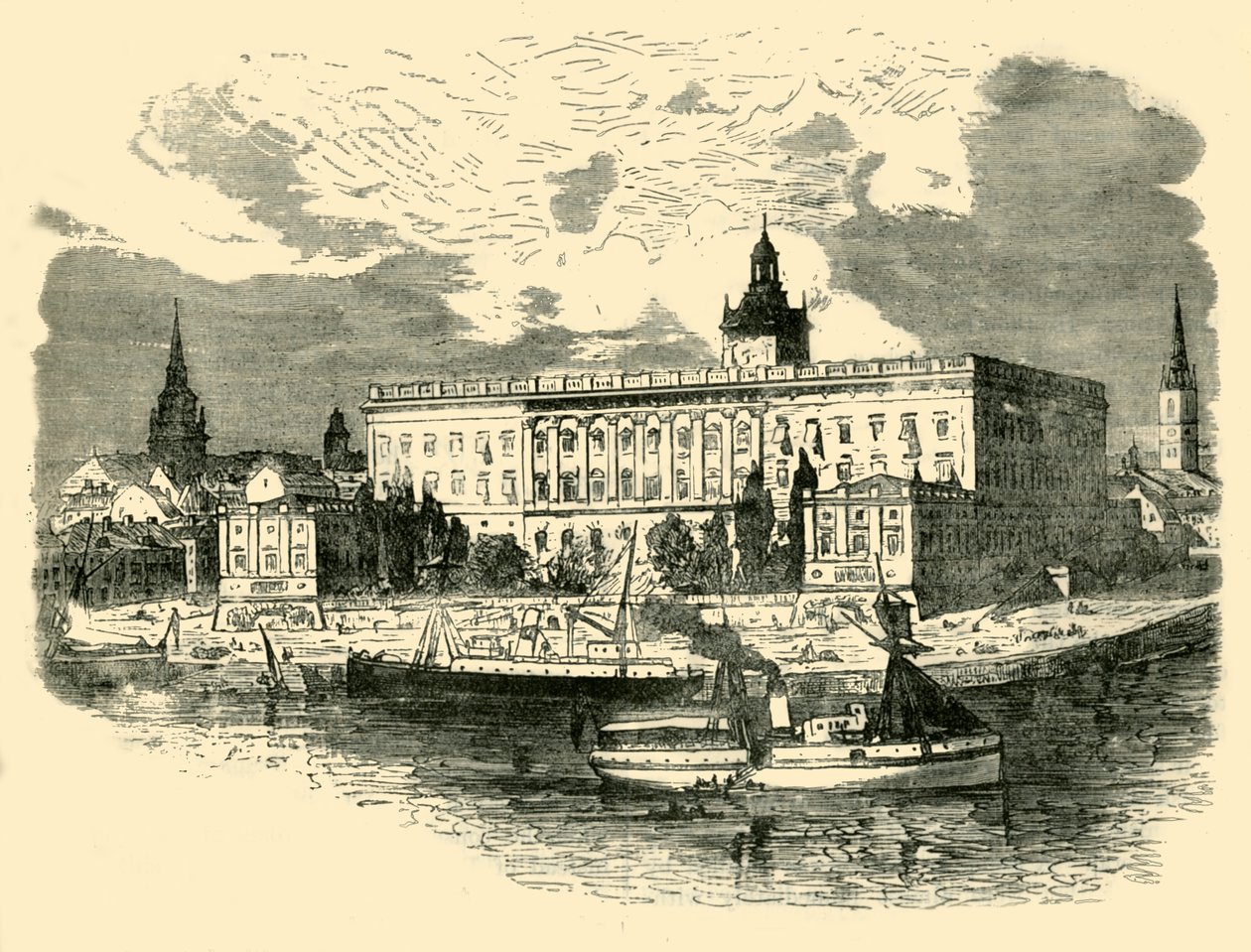 Királyi Palota, Stockholm, 1890. alkotó: Unbekannt