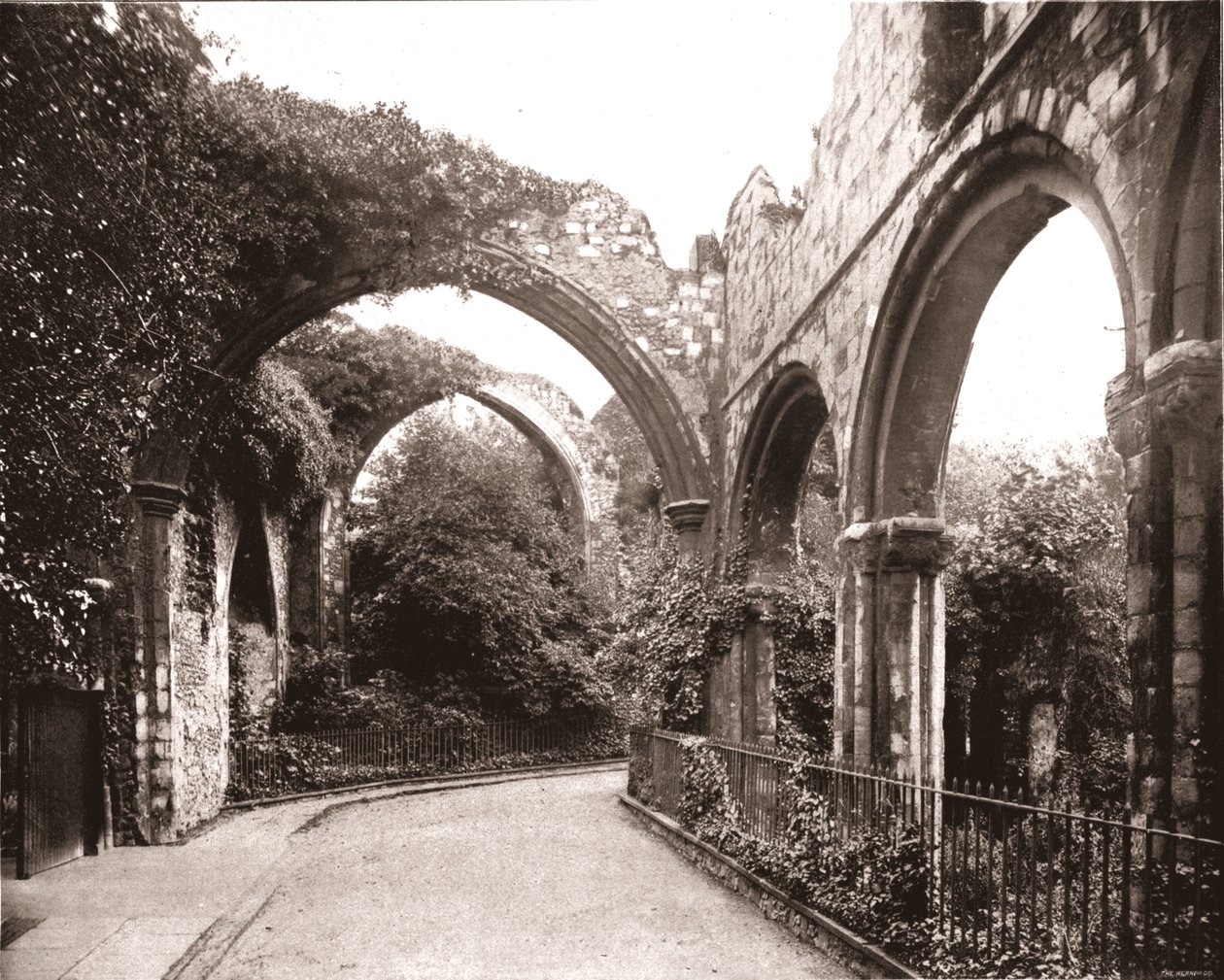 A romok Canterburyben, Kentben, 1894. alkotó: Unbekannt