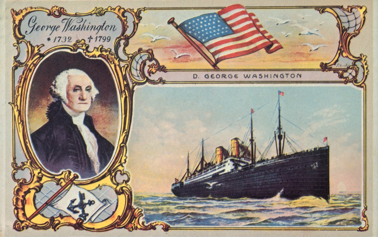 Az SS George Washington, 1910. alkotó: Unbekannt