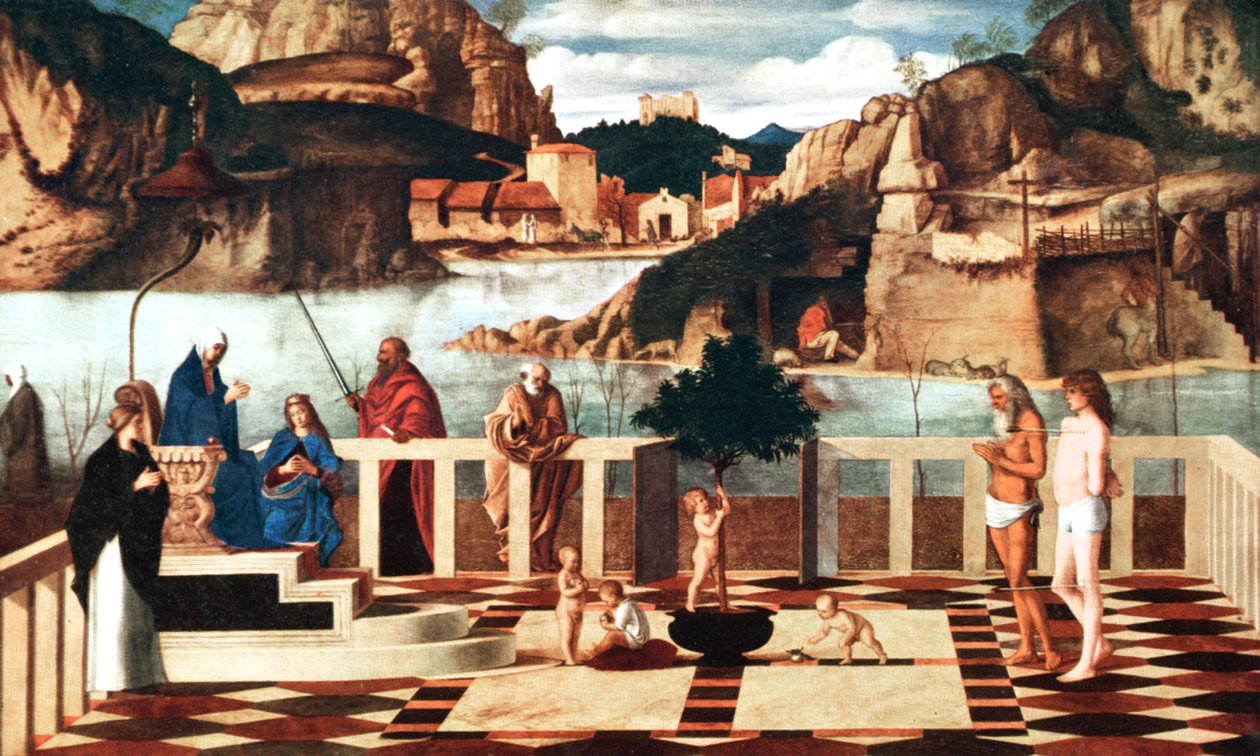 A szent allegória, 1490-1500, 1925 alkotó: Unbekannt