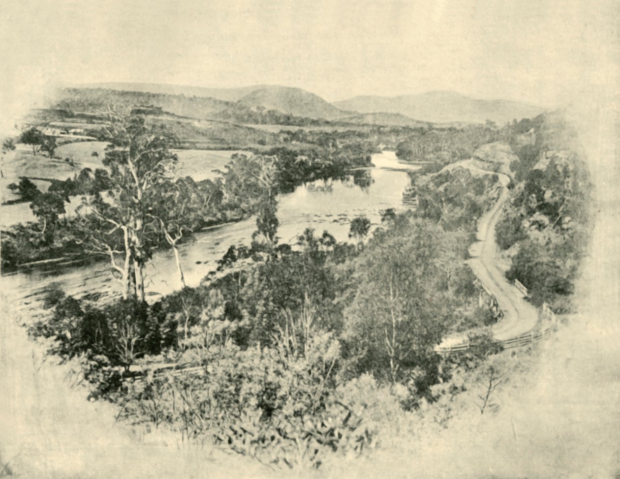 The Salmon Ponds Road, 1901. alkotó: Unbekannt