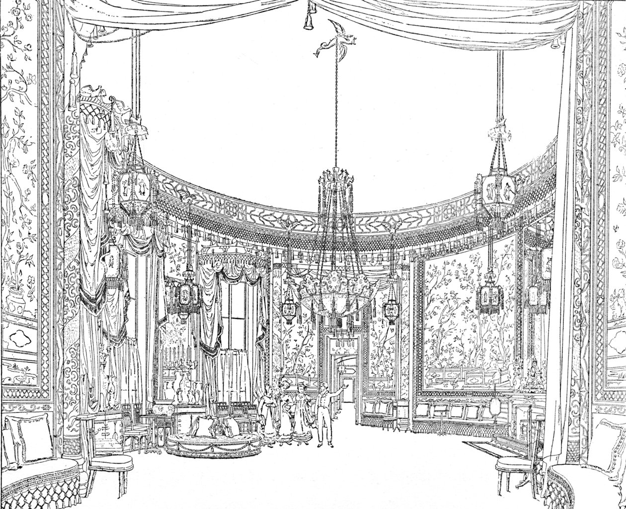 The Saloon, 1820 körül. Nashs Illustrations, 1939 alkotó: Unbekannt