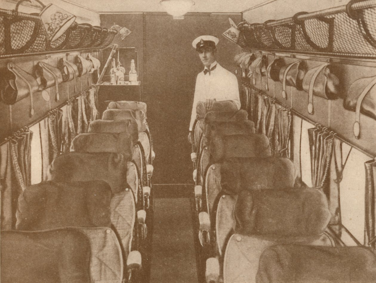 London-Párizs repülőgép szalonja, 1927 alkotó: Unbekannt