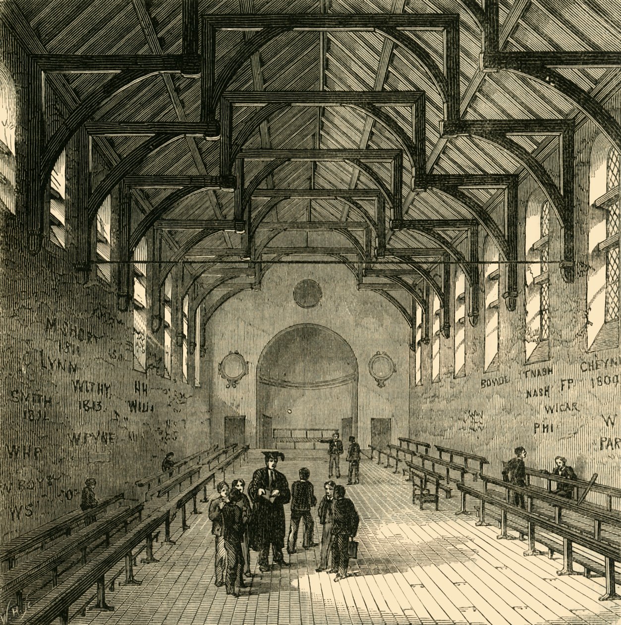 Az iskolaterem, 1881. alkotó: Unbekannt